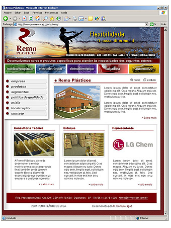 Em constru&ccedil;&atilde;o! Acesse em: www.jicomunicacao.com.br/remo
